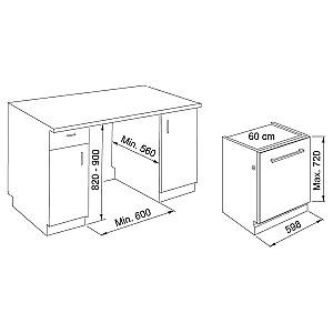 Masina de spalat vase incorporabilă Franke FDW 614 D7P DOS D (117.0611.673)