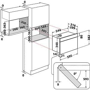 Cuptor cu microunde incorporabil Whirlpool AMW442NB