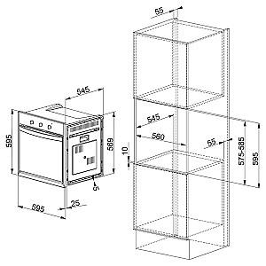 Cuptor electric incorporabil Franke CR 66 M WH F