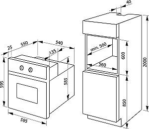 Cuptor electric incorporabil Hansa BOEW60475