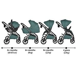 Carucior 3 in 1 Moni Unique Pine-Green