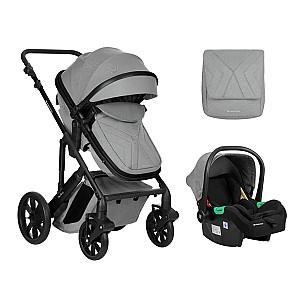 Carucior 3 in 1 Kikka Boo Darling Light Grey