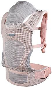 Marsupiu pentru bebelusi Kikka Boo Hoody Fly Knit Pink