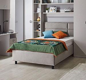 Pat Ambianta Amigo 1.2 m Gri + Saltea Salt Confort Clasic 120x200