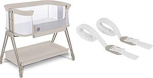 Patut copii Lionelo Luna Beige Sand