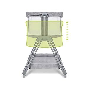 Patut copii Lionelo Luna Grey Concrete