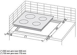 Plita incorporabila electrica Hansa BHC63366