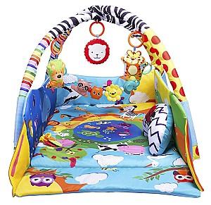 Covoras de joaca copii Lionelo Anika Plus Blue Yellow