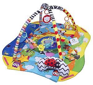 Covoras de joaca copii Lionelo Anika Plus Blue Yellow