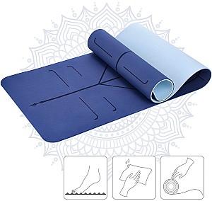 Covoras pentru fitness HMS YM10 Dark Blue