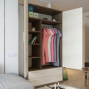 Dulap PS S-120 (2 sert.)  Trufel / Chamonix Deschis