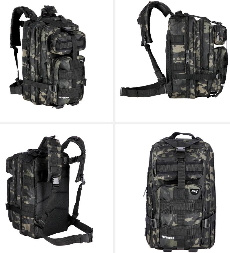 Rucsac sportiv Nils Camp CBT7204 Black Moro Defender