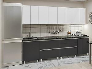 Set mobila bucatarie PS Gola-4 (Trendy Panel) 2.8 m White(Alb)/Storm Grey(Gri)