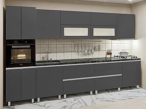 Set mobila bucatarie PS Gola-5 (Trendy Panel) 3.4 m Storm Grey(Gri)