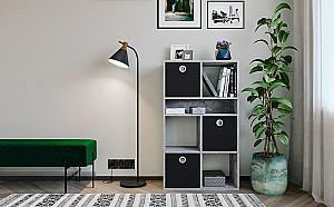 Etajera KompaniT KSH-30 Atelie Deschis (Gri)