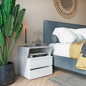 Noptiera KompaniT PKT-13 Atelie Deschis (Gri) Combi