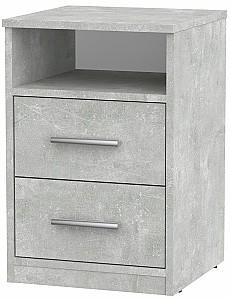 Noptiera KompaniT PKT-2 Atelie Deschis (Gri)