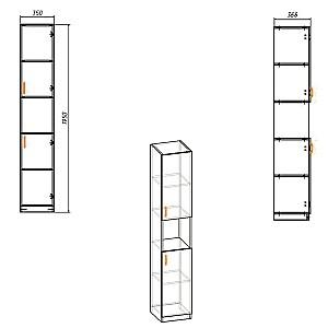 Dulap KompaniT KSH-10 Stejar Sonoma