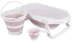 Cada pentru bebelusi Moni Hawaii Pink