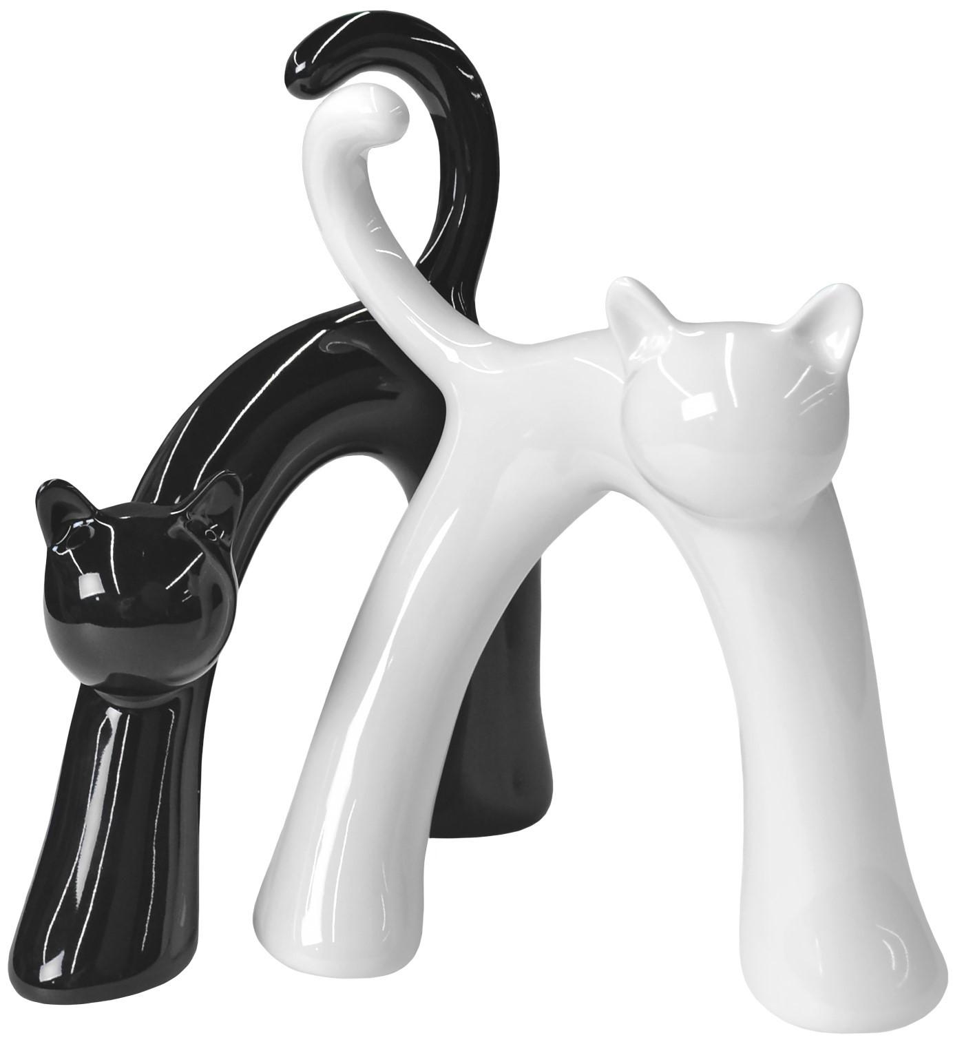 Decoratiune de interior DP Pisici White / Black