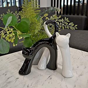 Decoratiune de interior DP Pisici White / Black
