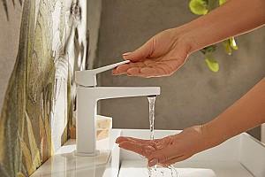 Baterie pentru lavoar Armatura Malaga Alb 123994