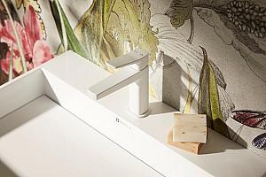 Baterie pentru lavoar Armatura Malaga Alb 123994