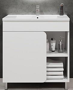 Dulap sub lavoar Bayro Soho Alb Mat