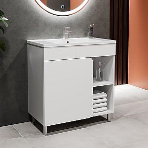 Dulap sub lavoar Bayro Soho Alb Mat