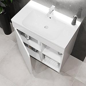 Dulap sub lavoar Bayro Soho Alb Mat