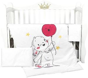 Lenjerie de pat PernaMea Premium Iepuraș Gri (3 piese)