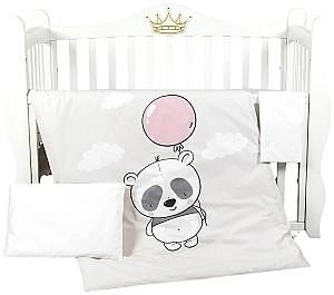 Lenjerie de pat PernaMea Premium Panda (3 piese)