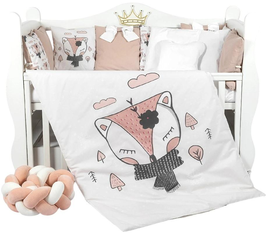 Lenjerie de pat PernaMea Cosita Vulpe (8 piese)