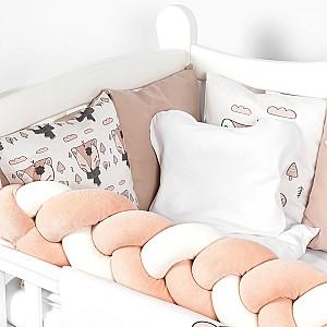 Lenjerie de pat PernaMea Cosita Vulpe (8 piese)