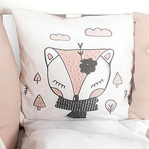 Lenjerie de pat PernaMea Cosita Vulpe (8 piese)