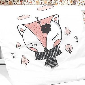 Lenjerie de pat PernaMea Baby Forest Beige (8 piese)