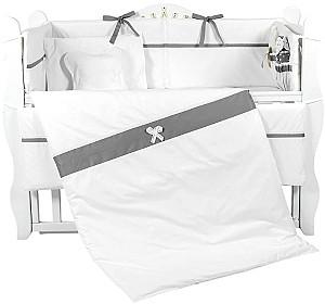 Lenjerie de pat PernaMea Elegance Gri (8 piese)