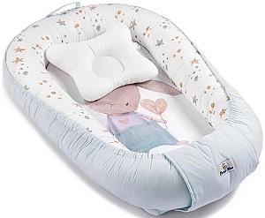 Cuib pentru bebelus PernaMea Premium Iepuras Turcoaz