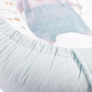 Cuib pentru bebelus PernaMea Premium Iepuras Turcoaz