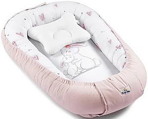 Cuib pentru bebelus PernaMea Premium Iepuras Roz