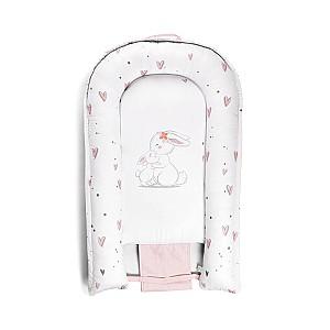 Cuib pentru bebelus PernaMea Premium Iepuras Roz