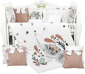 Lenjerie de pat PernaMea Premium Elefant (8 piese)