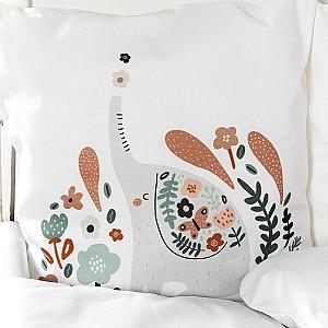 Lenjerie de pat PernaMea Premium Elefant (8 piese)