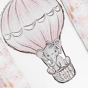 Cuib pentru bebelus PernaMea Premium Elefant Maro