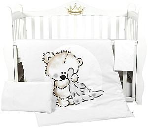 Lenjerie de pat PernaMea Teddy Love Grey (3 piese)