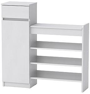 Dulap pentru incaltaminte KompaniT TO-16 Atelie Deschis (Gri)