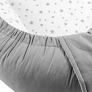 Cuib pentru bebelus PernaMea Stele Gri