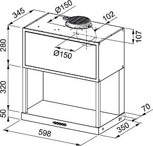 Hota Franke FMA MODULAR F60 BK MATT (335.0706.646)