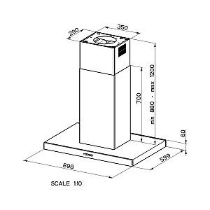 Hota Faber STILO COMFORT ISOLA BK MATT A90 (325.0618.792)