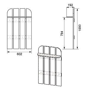 Cuier KompaniT B-5 Stejar Sonoma